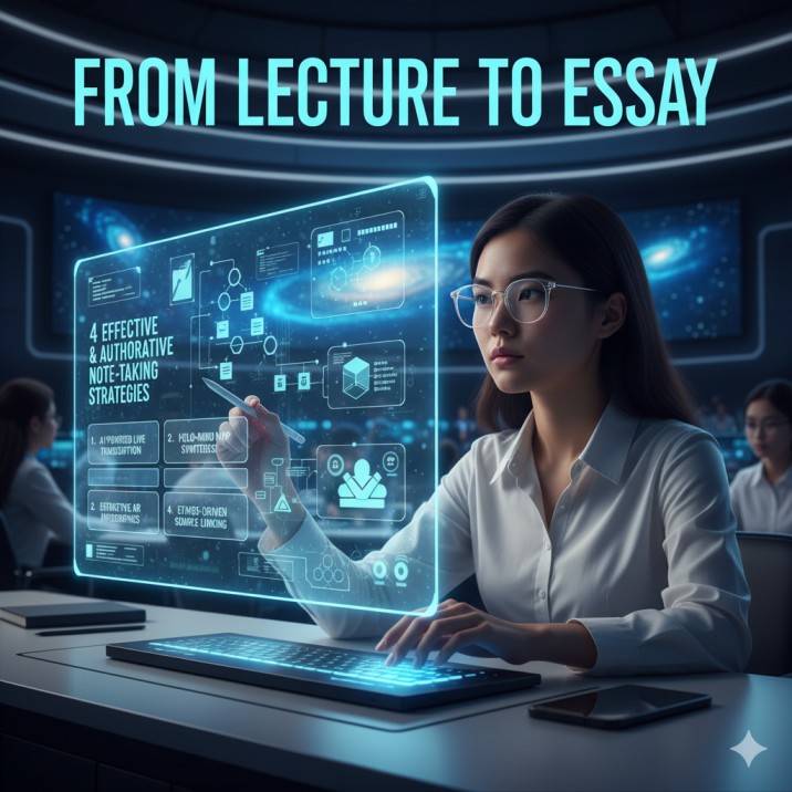You are currently viewing FROM LECTURE TO ESSAY: 4 EFFECTIVE AND AUTHORITATIVE NOTE TAKING STRATEGIES FOR 2025